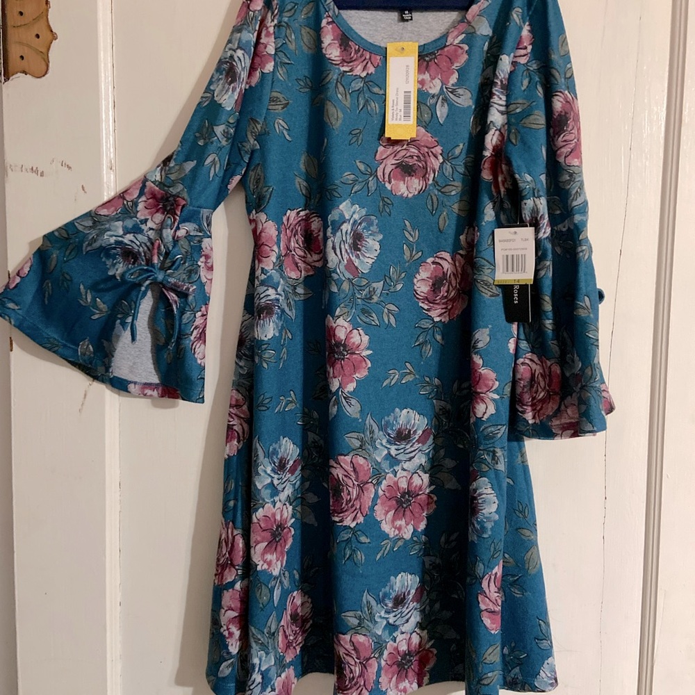 Violets and Roses girls dress